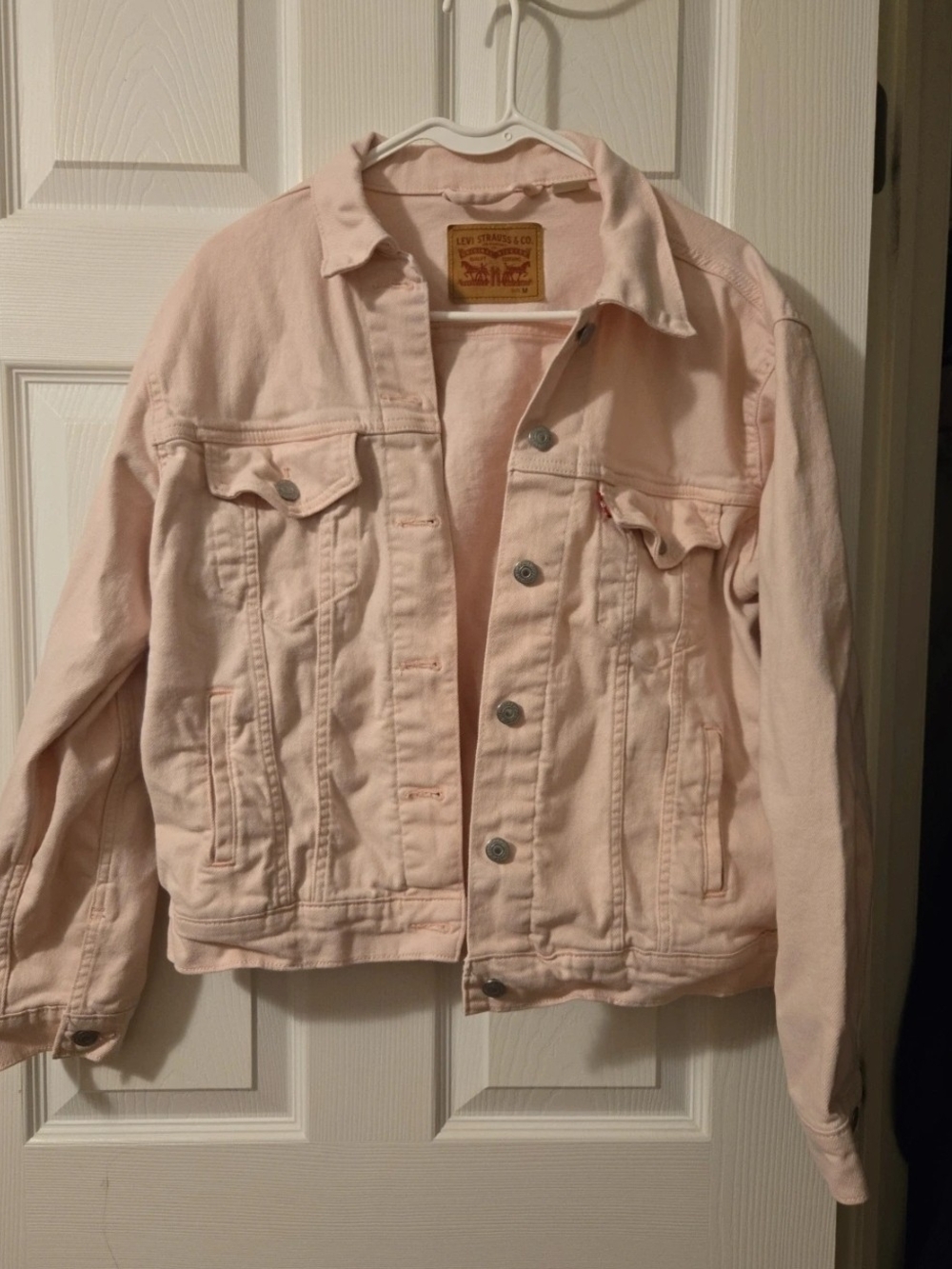 Levi's Pastel Pink Denim Trucker Jacket